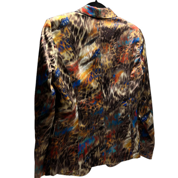 Insight Multicolor Animal Print Blazer - Picture 5 of 10